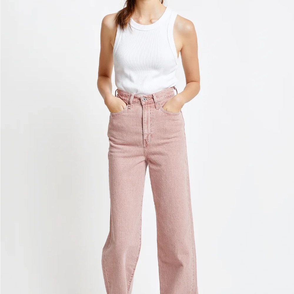 Levis Made and Crafted High Loose Jeans in Pink Sand